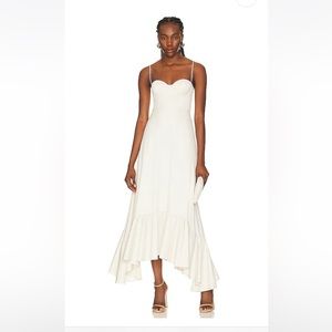 REVOLVE Sisa Maxi Dress in Ivory